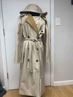 Avec Les Filles Beige Satin-Look Lined Jacket